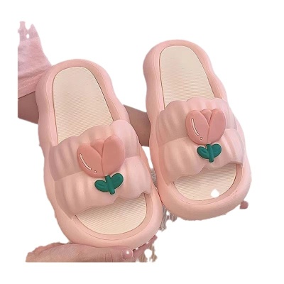 郁金香拖鞋居家高级感女外穿仙女风甜美夏网红ins防滑踩屎感凉鞋