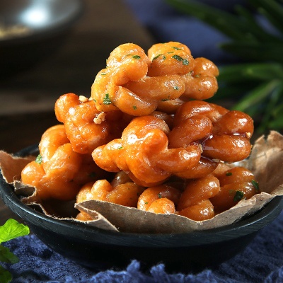 批发休闲网红零食香酥小吃袋装老式传统糕点食品红糖味手工小麻花