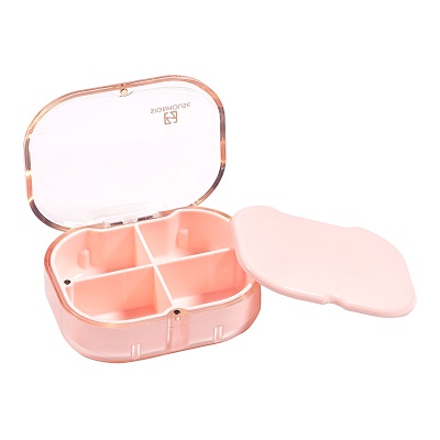 signhouse塑料便携药盒 迷你密封磁吸随身药盒防潮生活用品收纳盒