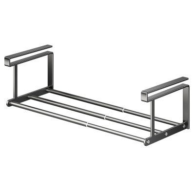 跨境新款免打孔不锈钢脸盆收纳架盆子浴室卫生间置物挂钩挂盆批发