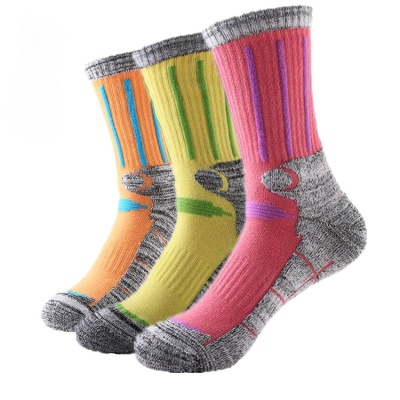 秋冬厚款户外滑雪钓鱼运动毛圈毛巾袜长筒跑步登山徒步功能袜直销