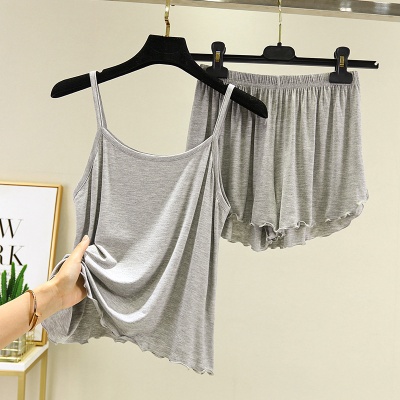 莫代尔吊带裙内搭长款宽松防透内衬裙白色打底背心大码连衣裙女夏