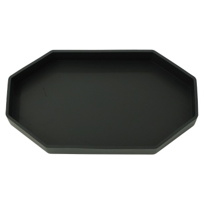 蚁巢 硅胶收纳托盘八边形浴室厨房客厅梳妆台桌面收纳盒大理石纹