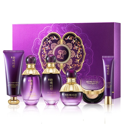 韩美肌紫灵芝润肤美颜套盒护肤品套装品牌正品全套补水美容院批发