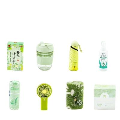 夏日清凉夏季伴手礼盒送员工福利防暑降温用品实用风扇大礼包套装