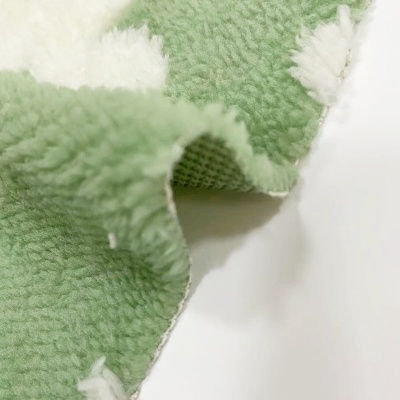 工厂现货菊花提花舒棉绒阳离子色织服装家纺家居宠物用品箱包鞋帽