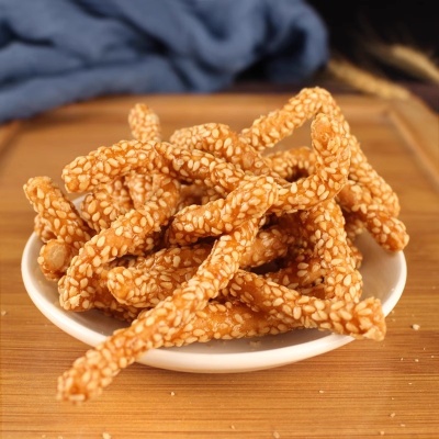 香酥芝麻条老式江米条山药芝麻糖酥饼孕妇吃的零食传统糕点纯手工
