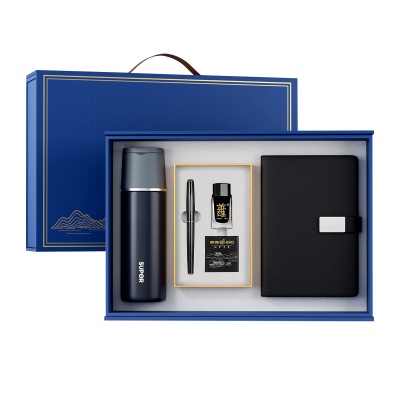 建军节礼物苏泊尔值保温杯英雄笔套装印制logo商务礼品套装伴手礼