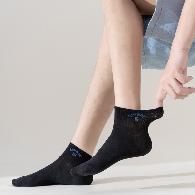 夏季棉袜子 男士船袜短袜户外运动袜纯学院风春夏袜子 厂家批发