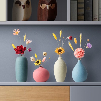 花瓶陶瓷客厅电视柜插花北欧房间家居摆件创意玄关干花酒柜装饰品