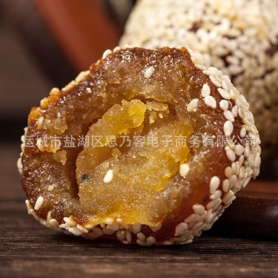 山西闻喜煮饼德祥隆500g原味黑芝麻板栗花生红豆绿豆香甜酥沙多味