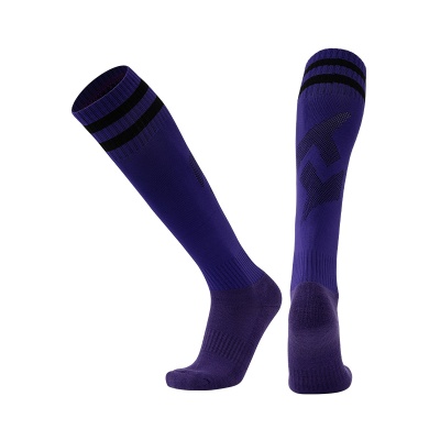 足球袜男女中筒儿童两道杠专业防滑运动袜加厚过膝球袜训练户外袜