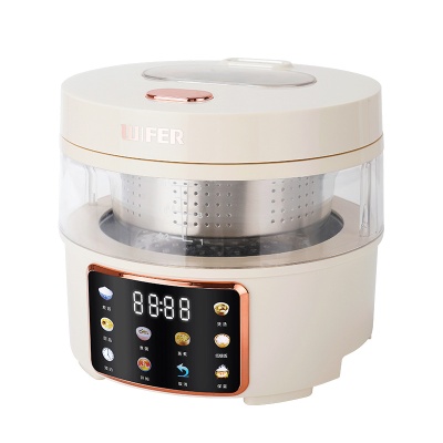 智能可视玻璃胆电饭煲迷你3-4人预约可多功能2L家用无涂层电饭锅