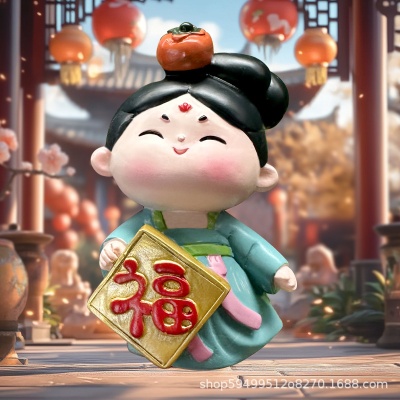 新款文创冰箱贴磁吸女生节日礼物国潮古风唐风家居装饰品原创古风