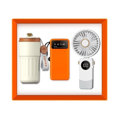 商务礼品套装迷你风扇雨伞礼盒创意咖啡杯企业年会礼品logo伴手礼