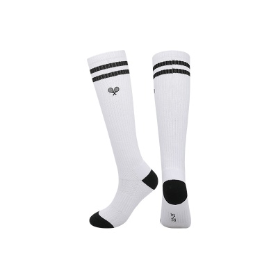 网球袜专业运动压力小腿袜子女夏季骑行袜跑步防滑户外登山长筒袜