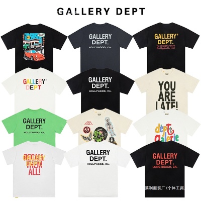 Gallery Dept 2024年夏季新款T恤男女情侣打底衫宽松个性一件代发