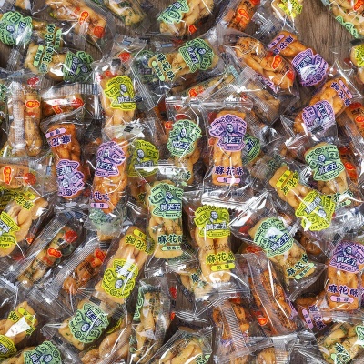 四川黄老五小麻花500g网红手工香酥麻花休闲零食小吃葱香怪味批发