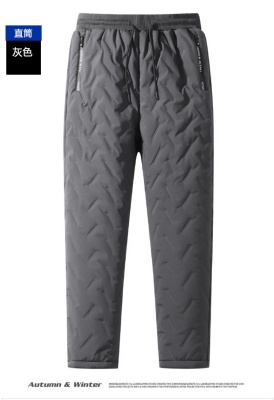 休闲裤男士秋冬新款束脚裤子羊羔绒加绒加厚保暖休闲运动宽松棉裤