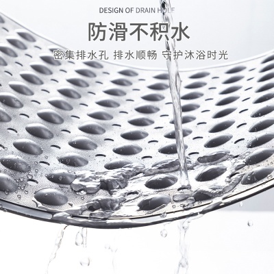 浴室地垫防滑地垫家用卫生间按摩硅胶防滑垫洗澡淋浴房吸盘脚垫