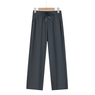 北极绒凉感冰丝速干裤男夏季薄款透气速干直筒修身休闲防晒裤子男