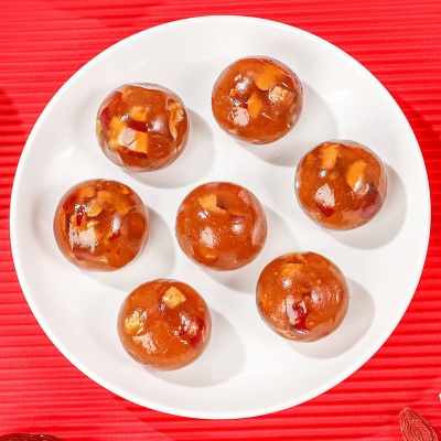 黄芪双参枸杞丸瓶装108g抖快直播同款传统糕点源头工厂手工爆品