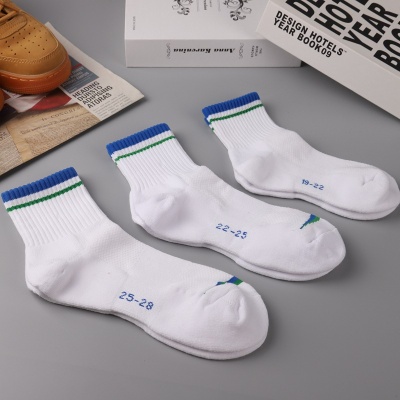 加厚毛巾底羽毛球棉袜子男女亲子中大童运动户外跑步网球中筒吸汗