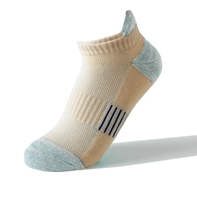 亚马逊短筒加厚羽毛球运动袜毛巾底透气跑步专业户外女袜子批发