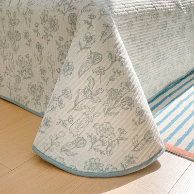 A类双层纱抗菌夏凉被四件套床盖三件套单双人可机洗空调被礼品被