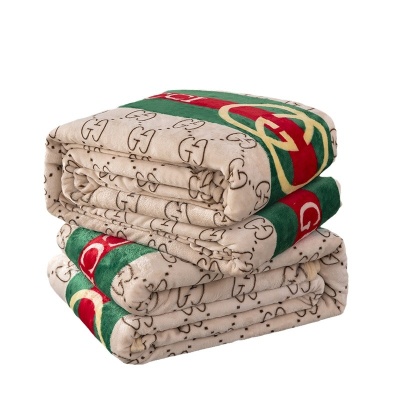 礼品毛毯空调毛毯牛奶绒毯毛毯加厚法兰绒毛毯礼盒印logo外贸跨境