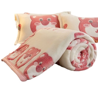 南极人珊瑚绒毯子盖被法兰绒毛毯双人单人床单单件空调午睡毯被子