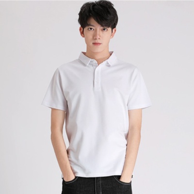 短袖polo衫男士韩版宽松翻领夏季男装纯色大码休闲短袖t恤一件代