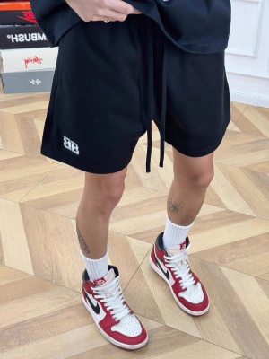 夏季华棉美式四分短裤男痞帅运动篮球三分裤子发泡休闲宽松大裤衩