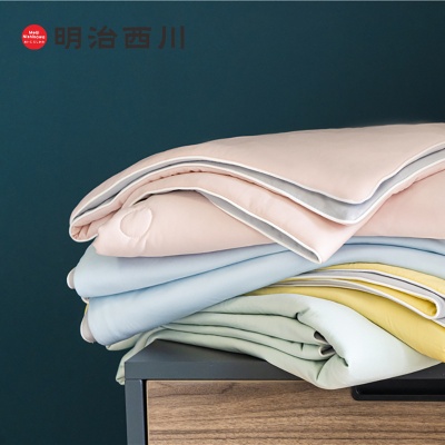 明治西川正品凉感被空调被夏凉被厂家供货直播批发薄代发被子被芯
