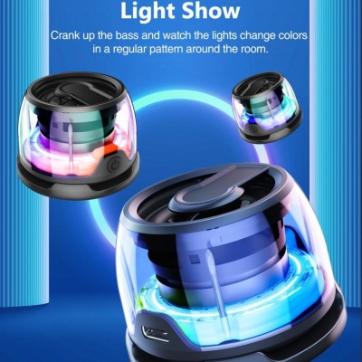 RGB磁吸蓝牙音箱小音响3合1便携磁吸支架桌面音箱氛围灯无线