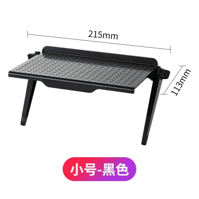 机顶盒置物架显示路由器电视机上面放支架收纳托架顶部免打孔支架