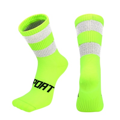 男女专业夜骑反光骑行袜透气耐磨山地公路自行车跑步健身户外运动