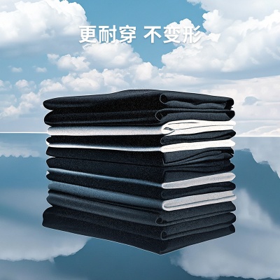 240g纯棉做旧T恤男水洗牛仔料工装短袖明星款复古oversize宽松版