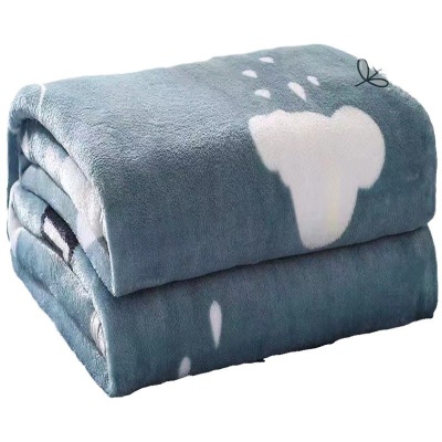雨云现代简约150*200cm法兰绒毛毯夏季凉被空调被单双人空调被子