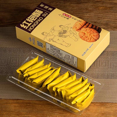 老式宫廷桃酥饼干休闲下午茶点心传统工艺食品红袍酥糕点礼盒装