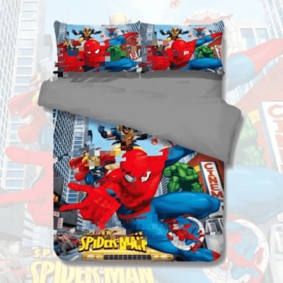 跨境3d数码印花三件套亚马逊wish速卖通磨毛床上用品空白内底