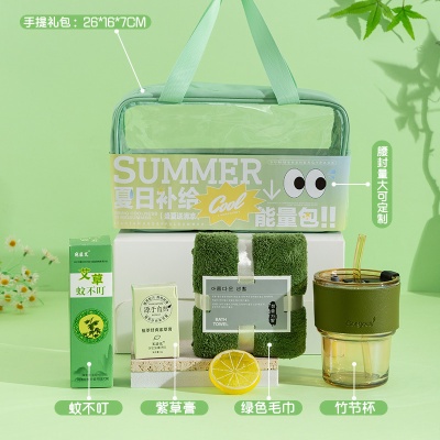 清爽一整夏伴手夏日夏季防暑降温大礼包清凉商务套装客户团建实