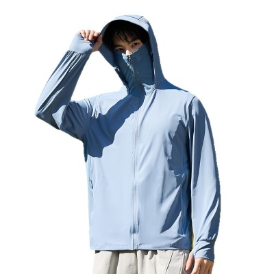 原纱防晒衣冰丝女upf100+男防晒服可拆卸帽檐凉感户外骑行皮肤衣