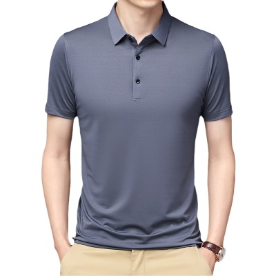 弹力无痕冰丝polo衫男装短袖T夏薄款商务休闲男士翻领短袖t恤半袖