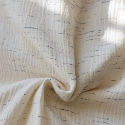 夏季全棉色织双层皱皱纱四件套纯棉被套床单床上用品床笠1.2m宿舍