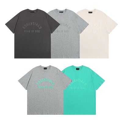 2024小众潮牌FOG宽松短袖T恤新款复线ESSENTIALS运动短裤套装批发
