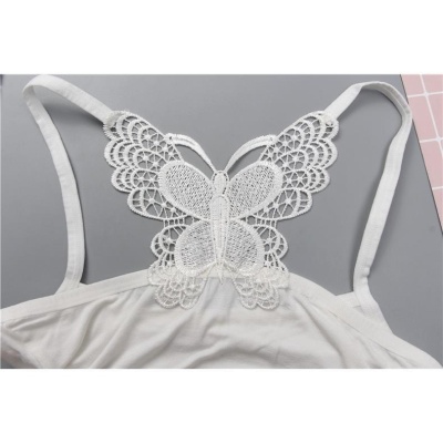 韩版夏季薄款抹胸内搭蝴蝶结裹胸吊带背心女学生打底短款内衣文胸