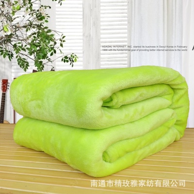 一等品库存尾货法兰绒 珊瑚绒毛毯跑江湖 展销会礼品摆地摊批发