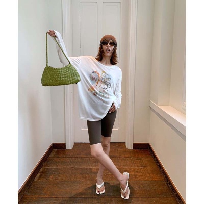 UNITY MODE天丝莱赛尔长袖针织透明防晒罩衫夏印花休闲上衣250698